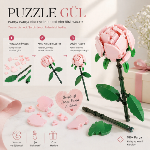 puzzle gül