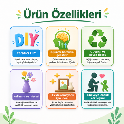 Vazo Puzzle - 3D Eğlenceli Puzzle