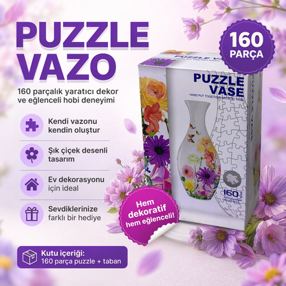 Vazo Puzzle - 3D Eğlenceli Puzzle