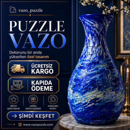 Vazo Puzzle - 3D Eğlenceli Puzzle